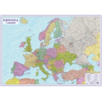 Європа. Політична карта 206х143 см