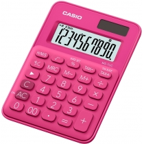 Калькулятор настільний Casio, 10 розрядів, рожевий, розмір 120*85.5*19.4 мм