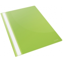 Швидкозшивач пластиковий Esselte VIVIDA А4, колір "зелений" в уп. по 25 шт
