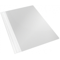 Швидкозшивач пластиковий Esselte VIVIDA А4, колір "білий" в уп. по 25 шт