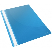Швидкозшивач пластиковий Esselte VIVIDA А4, колір "синій" в уп. по 25 шт