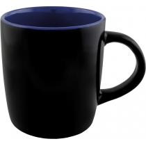 Чашка керамічна Optima Promo TEONA 350мл, чорно-синя