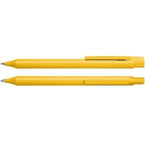 Ручка кулькова Schneider ESSENTIAL корпус жовтий, пише синім