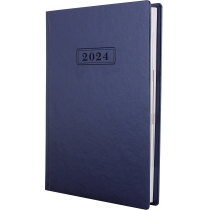 Щоденник датований 2024, NEBRASKA, синій металік, А5, без поролону