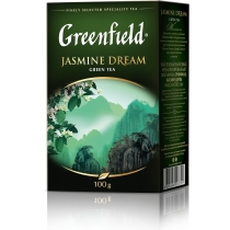 Чай Greenfield Jasmin Dream 100 г зелений китайський з ароматом жасмину