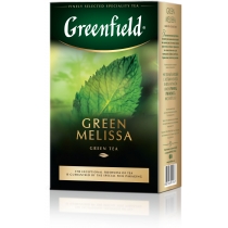 Чай Greenfield Green Melissa 85 г зелений китайський з мелісcой, м'ятою і лимоном