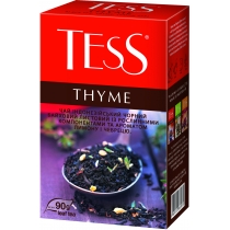Чай TESS  Thyme 90 г чорний індійський з чебрецем, цедрою лимона і апельсина