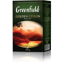 Чай Greenfield Golden Ceylon 100 г чорний цейлонський