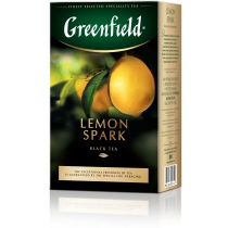 Чай Greenfield Lemon Spark 100 гр чорний з цедрою лимона