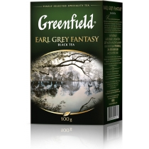 Чай Greenfield Earl Grey Fantasy 100 г чорний цейлонський з бергамотом + волошки + цитруси
