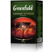 Чай Greenfield Kenyan Sunrise 100 г чорний кенійський