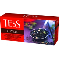 Чай TESS Thyme 25 шт х 1,5 г чорний індійський з чебрецем, цедрою лимона