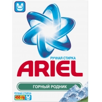 Пральний порошок ARIEL ручне прання Гірське джерело 450 г