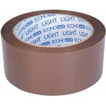 Стрічка клейка пакувальна 45 мм х 100 яр Economix light, коричнева