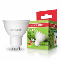 Лампа світлодіодна EUROLAMP  ЕКО серія "D" SMD MR16 5W GU10 4000K