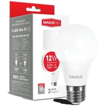 Лампа світлодіодна MAXUSA65 12W 4100K 220V E27