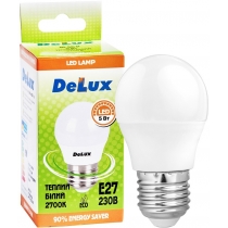 Лампа світлодіодна DELUX BL50P 5 Вт 2700K 220В E27  теплий білий