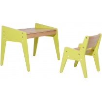 Комплект парта + стілець FUNDESK Omino Green