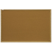 Дошка коркова ТМ 2x3, ecoBoards, рамка дерев’яна, 80 x 60 см