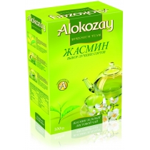 Чай зелений Alokozay Tea листовий з жасміном 100 г