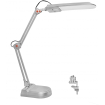 Лампа настільна світлодіодна MAGNUM NL011 4100К 7Вт срібло (струбцина + підставка)