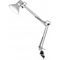 Лампа настільна  DELUX TF-06_E27 срібло