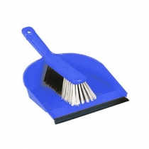 Набір для прибирання Mr Brush: щітка та совок 24 см синій