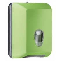 Тримач туалетного паперу в пачці Luxury пластик прозорий зелений