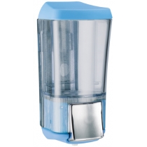 Дозатор для рідкого мила  KALLA 0,17 л Colored пластик прозорий, блакитний