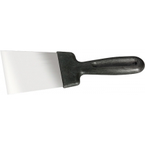 Шпательна лопатка із нержавіючої сталі, 80 мм, пластмасова ручка СІБРТЕХ