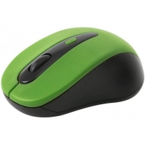 Миша бездротова Omega Wireless OM-416 чорний/зелений