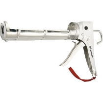 Пістолет для герметика, 310 мл, "напіввідкритий", хромований, зубчастий шт.ок 7 мм MTX