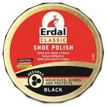 Крем-банка для взуття ERDAL чорний