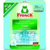 Таблетки для посудомийних машин Frosch 30 х 20 г сода