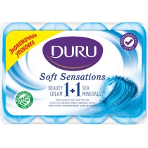 Мило Duru 1+1 Soft Sensations 4 х 90 г морські мінерали