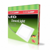 Світильник світлодіодний EUROLAMP LED світильник квадратний DownLight 24W 4000K