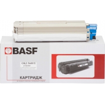 Картридж тонерний BASF для OKI C5600/5700 аналог 43381905 Yellow (BASF-KT-C5600Y-43381905)