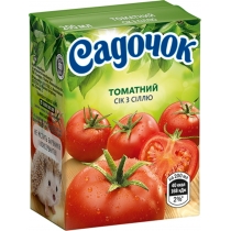 Сік Садочок томатний, 0,2л