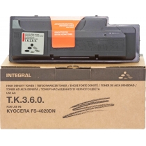Туба з тонером Integral для Kyocera Mita FS-4020 аналог TK-360 Black (12100039C) з чіпом