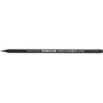 Олівець чорнографітний Optima All BLACK HB корпус чорний, заточенный, с резинкой
