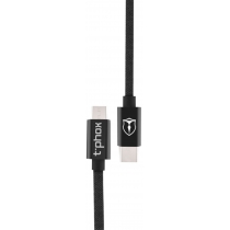 Кабель T-PHOX Speed T-MC811 Type-C to Micro USB - 1m (Чорний)