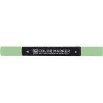 Маркер художній двосторонній для ескизів STA 3202, блідо-зелений