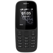Мобільний телефон NOKIA 105 Dual SIM (black) TA-1034