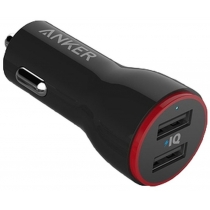 Автомобільний зарядний пристрій Anker PowerDrive 2 24W + micro USB 0.9m V3 Black