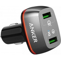Автомобільний зарядний пристрій Anker PowerDrive+ 2 With Quick Charge 3.0 V3 Black