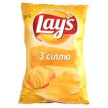 Чіпси Lay's з сіллю, 133 гр