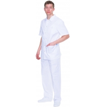 Костюм "Галант" куртка+штани, білий, р. L (52-54), зріст 182-188 см