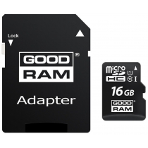 Карта пам'яті microSDHC 64Gb Goodram, кл.10 + SD адаптер