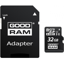 Карта пам'яті microSDHC 32Gb Goodram, кл.10 + SD адаптер