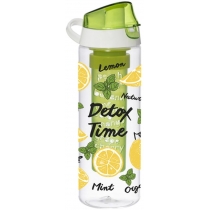 Пляшка д/води пл. HEREVIN Lemon-Detox Time 0.75 л д/спорту з інфузером